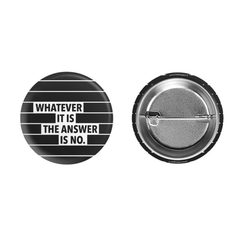 Answer Is No | Pin